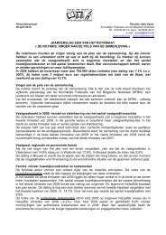 JAARVERSLAG 2009 VAN HET NOTARIAAT: « DE ... - Notaris.be