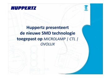 SMD technologie toegepast op MICROLAMP, CTL et ... - Huppertz