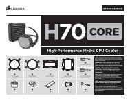 Corsair H70 Core Manual