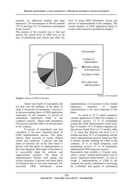 Stáhnout toto číslo ve formátu PDF - Fakulta podnikatelská - Vysoké ...