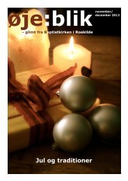 Jul og traditioner - Roskilde Baptistkirke