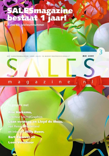 SALESmagazine bestaat 1 jaar!