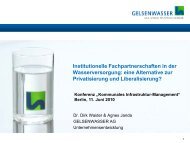 Waider / Janda (Gelsenwasser): Institutionelle Fachpartnerschaften ...