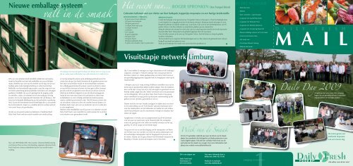 Visuitstapje Netwerk Limburg - Daily Fresh Food