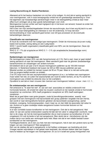 lezing dr S. Peerdeman, neurochirurg.pdf - Meningeoom.nl