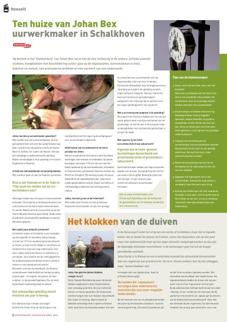 Erfgoedkrant april 2013 - Erfgoedcel Haspengouw