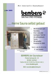 Sauna-Set 1 - Bemberg