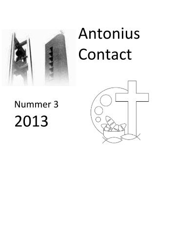 Antoniuscontact 03 2013 - Parochie H. Antonius van Padua te Gouda