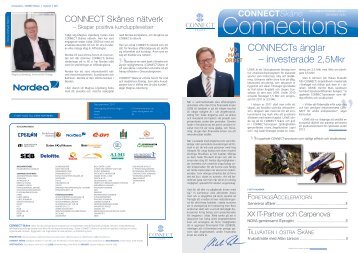 CONNECTs änglar – investerade 2,5Mkr - Connect Skåne