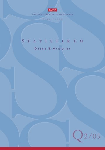 Statistiken – Daten und Analysen Q2-05