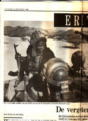 Eritrea, de vergeten oorlog - Guillaume van den Berg