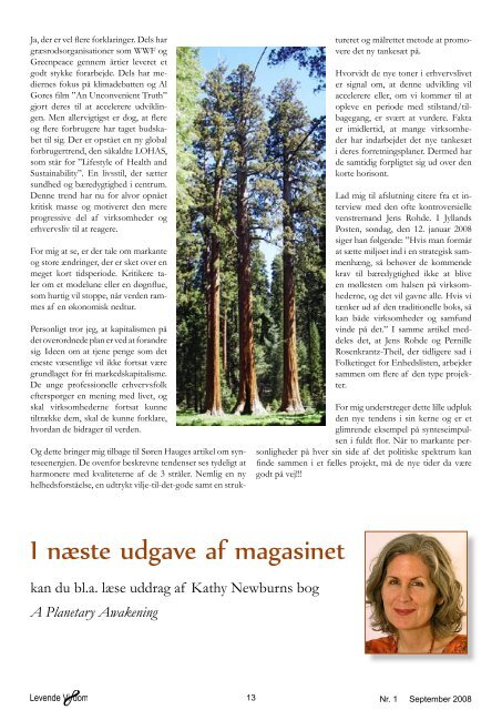 Magasinet 1 - 2008.indd - Center for levende visdom