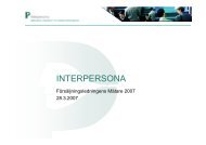 Resultat 2007 - Interpersona Oy