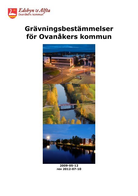 Grävningsbestämmelser för Ovanåkers kommun