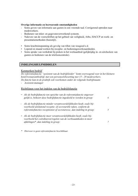 Handboek referentiefuncties - Salaris-informatie.nl