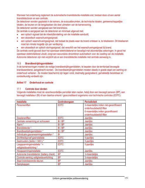 Uniform gemeentelijk politiereglement (UGP) - Oud-Turnhout