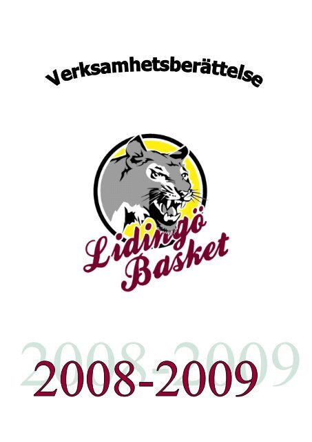 Verksamhetsberättelse P99 Geparder - KFUM Lidingö Basket