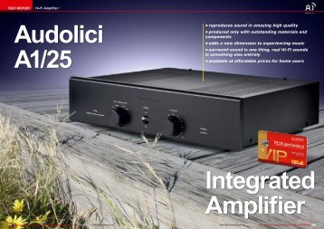 Audolici A1/25 Integrated Amplifier