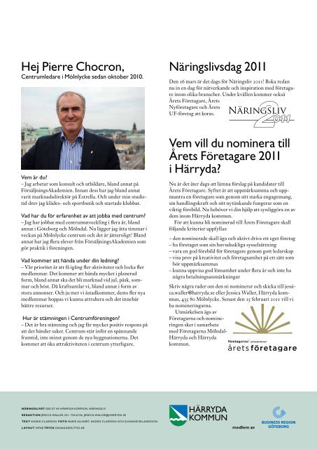 Lär mer i Näringslivet nr 1 - Härryda kommun