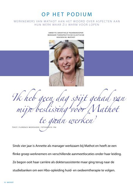 Magazine nr 4 2012 - Mathot