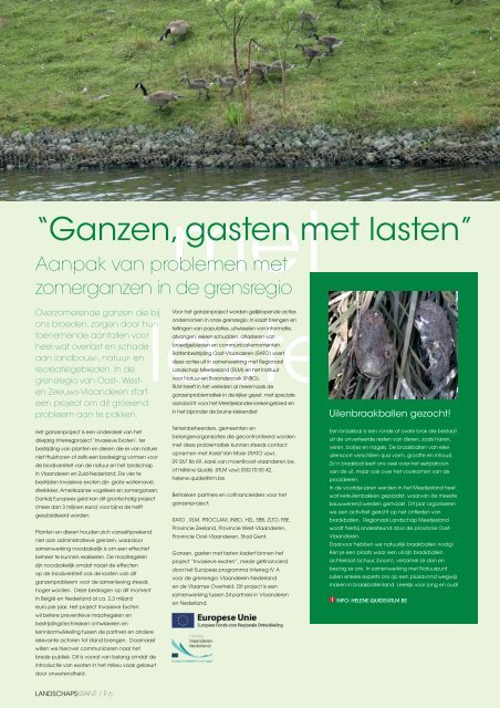 Download hier de volledige krant - Regionaal Landschap Meetjesland