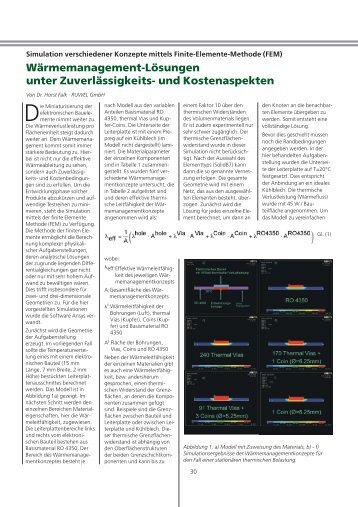 Simulation mittels Finite-Elemente-Methode - Ruwel