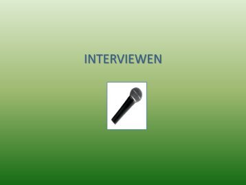 INTERVIEWEN - Groep T