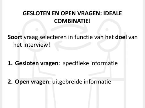 INTERVIEWEN - Groep T