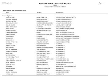 registration details list (capitals) - Nigeria Oil & Gas Trade and ...