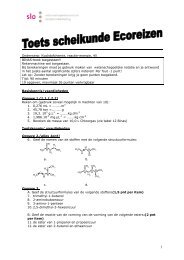 Nieuwe Scheikunde - Schoolexamens VO