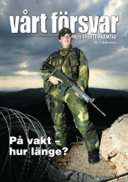 Nr 1/ 2005 Årgång 117 - Allmänna Försvarsföreningen