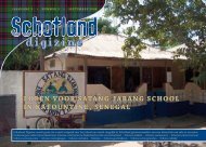 lopen voor satang jabang school in kafountine, senegal - Schotland ...