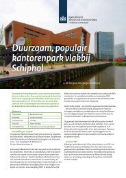 Duurzaam, populair kantorenpark vlakbij Schiphol
