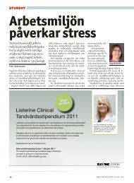 Arbetsmiljön påverkar stress (pdf)