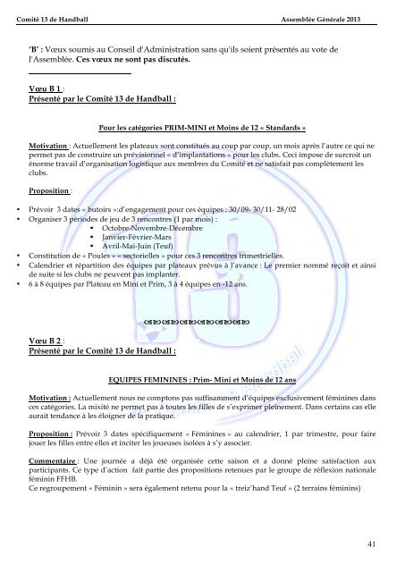 télécharger le document - Comité 13 Handball