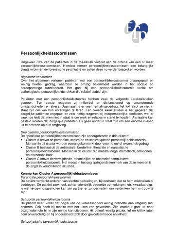 Persoonlijkheidsstoornissen - Efp