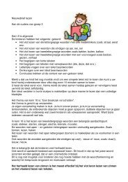 Nieuwsbrief lezen Aan de ouders van groep 3 Kern 9 is afgerond ...