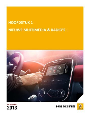 Nieuwe multimedia en radio's - Renault van Aaken Middelbeers