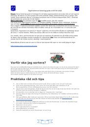 Sopsorteringsguide A - Ö - Föglö kommun