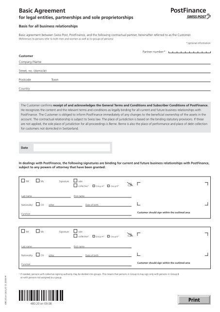 Basic Agreement for legal entities 480.20