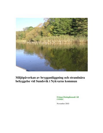 Miljö Sundsvik Nov.pdf - Nykvarns kommun