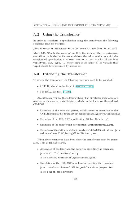 Transformation of Applicative Specifications into Imperative ...