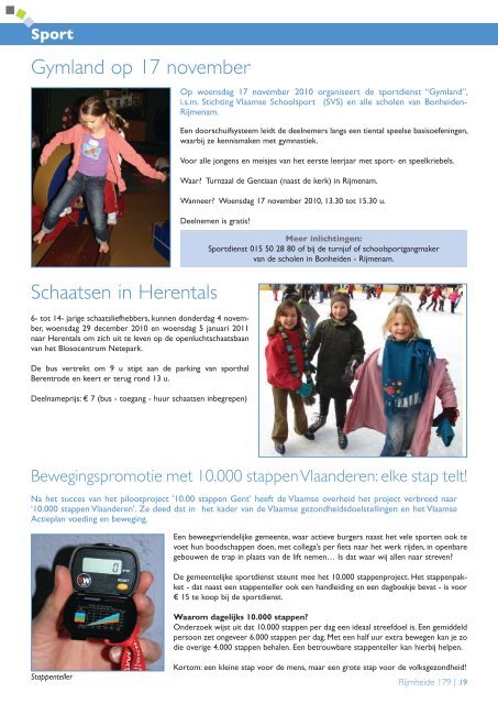 Rijmheide 179 - november-december 2010 - Gemeente Bonheiden