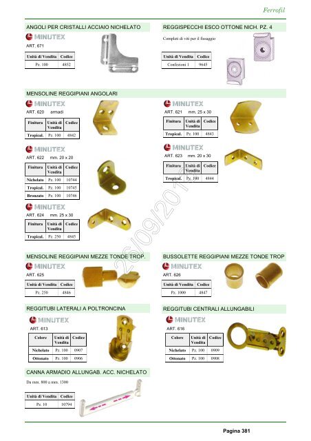 Catalogo Ferrofil 26/09/2013