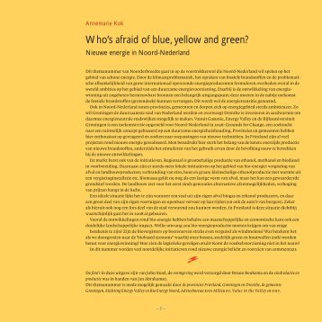 nieuwe energie in Noord-Nederland - KNN BV