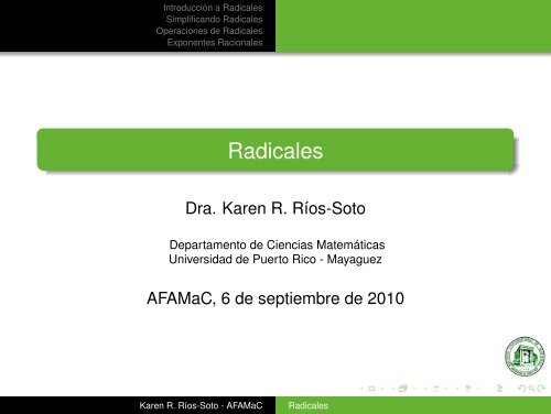 Radicales