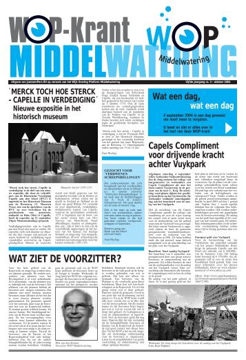 Editie Oktober 2004 - CapelseWijken.Nl
