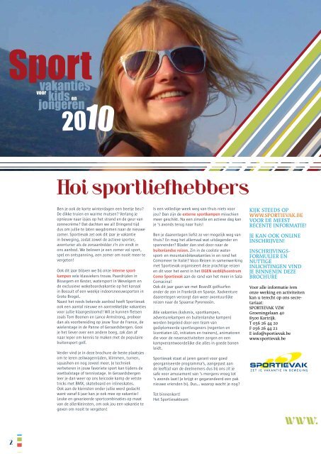 Sportievak Kids 2010 - West-Vlaanderen