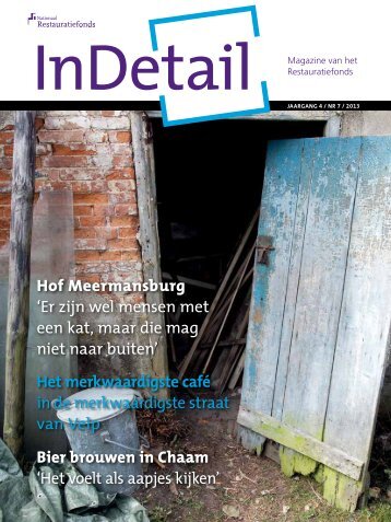 InDetail Magazine 7 - Nationaal Restauratiefonds