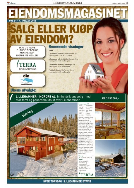 Skal du selge bolig i 2013 - Lillehammer Byavis